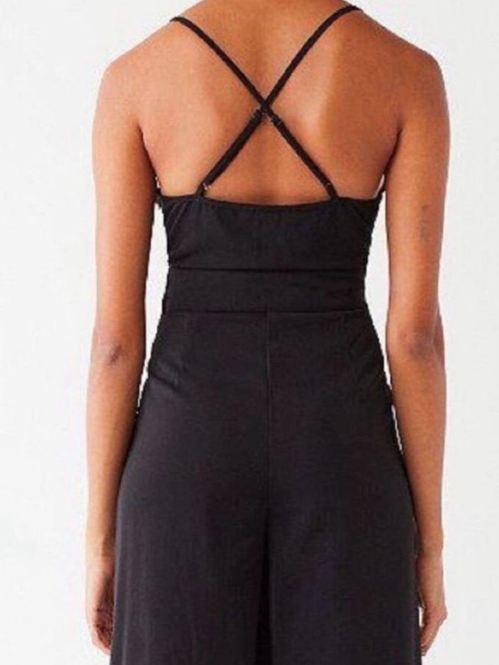 Urban outfitters Black Wide-Leg Jumpsuit with Belt - Picture 3 of 5